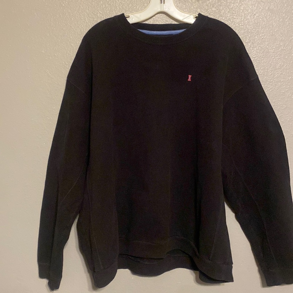 IZOD brand Size 2XL Black Mens Sweatshirt - Picture 1 of 12
